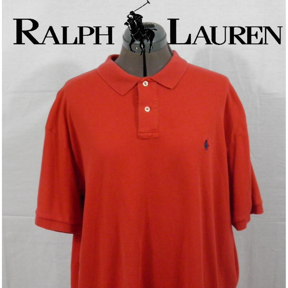 Polo Ralph Lauren Red Polo Shirt XL - Picture 1 of 7